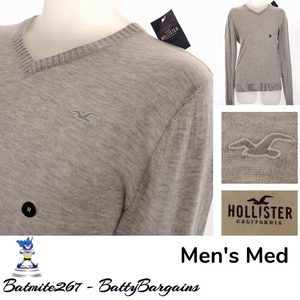 Nwt Mens Hollister V neck Sweater